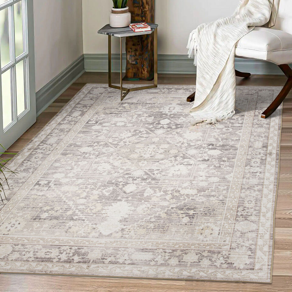 Modern Machine Washable Carpet - Charming Design, Soft and Durable