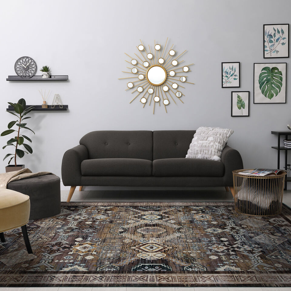 Modern Machine Washable Carpet - Charming Design, Soft and Durable