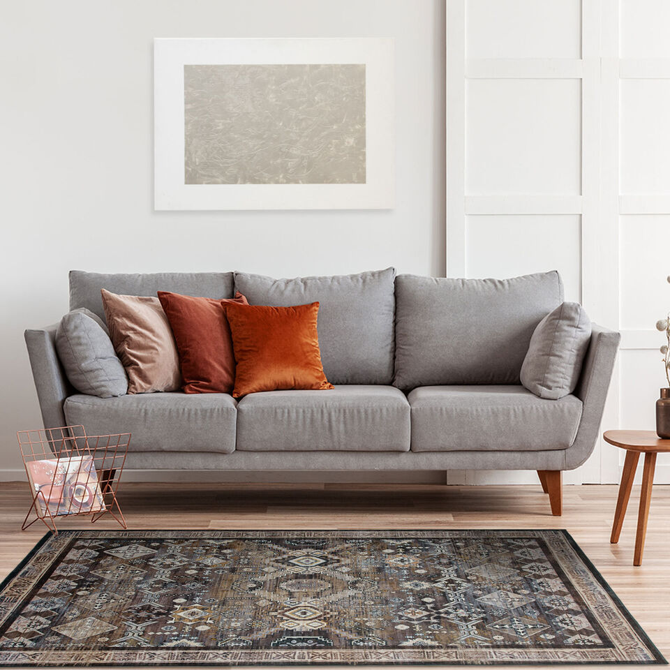 Modern Machine Washable Carpet - Charming Design, Soft and Durable