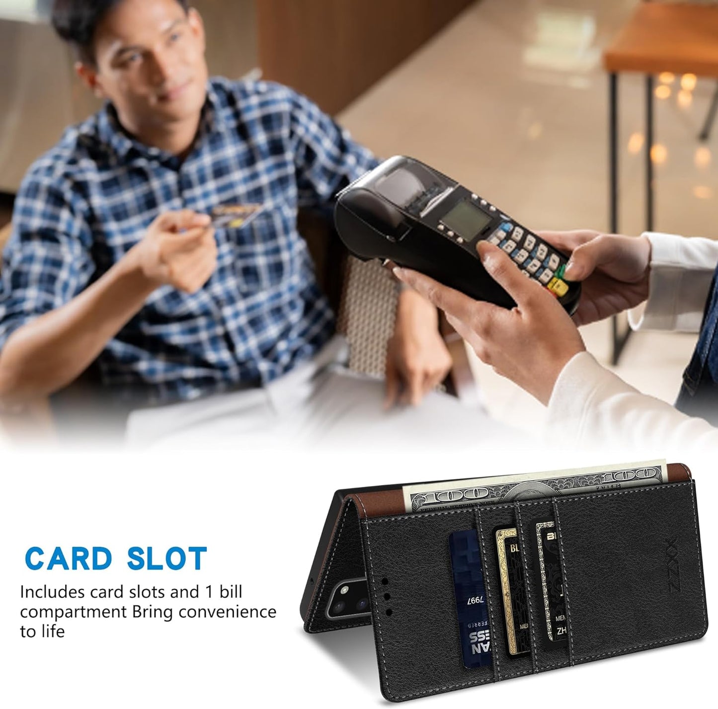 Luxury Leather Bracket Retro Wallet Case For Galaxy S22 & S23 Series