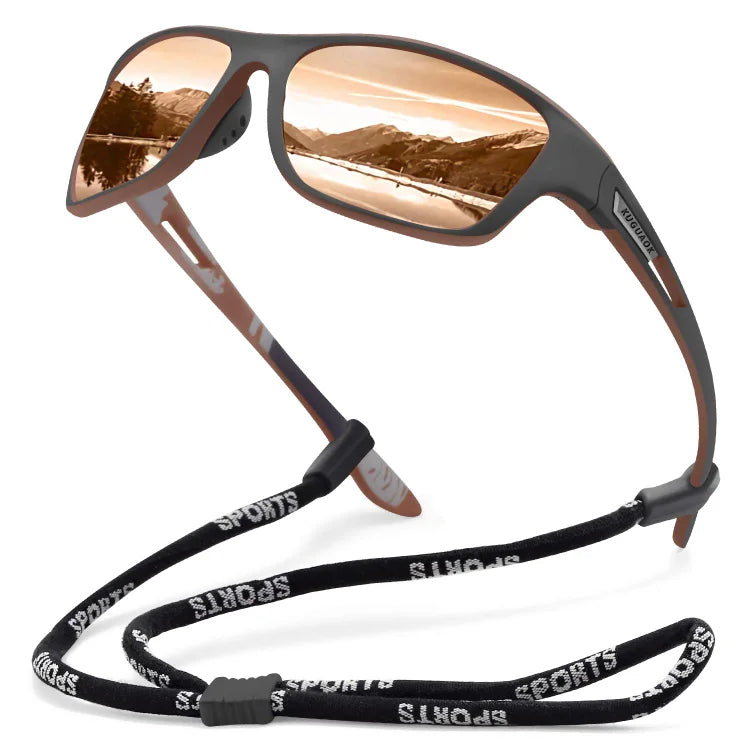 Men's Outdoor Sports Sunglasses with Anti-glare Polarized Lens - Fishing & Other Sports Activities