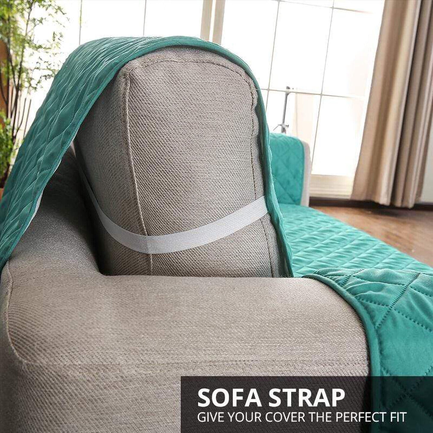 1/2/3 Seater Pet Sofa Protector Cover Quilted Couch Covers Lounge Slipcover