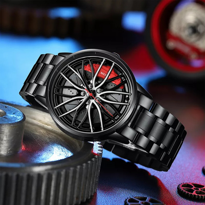 Men's Waterproof Rotating Rim Watch