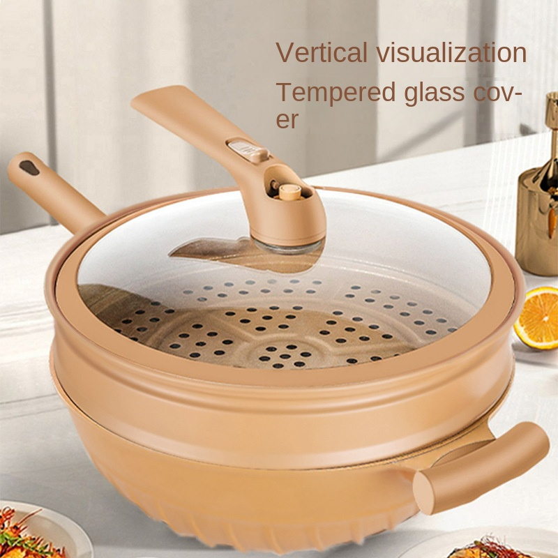 Multifunctional Clay Frying Pan - Less Oil & Healthy Cooking