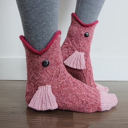 Animal-Shaped Soft Knit Socks