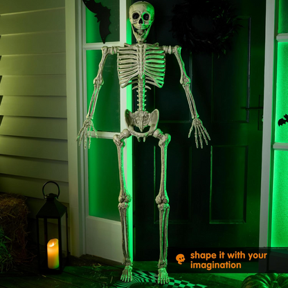 Full Body Skeleton Halloween Decoration – Scares Guaranteed, Fun for All