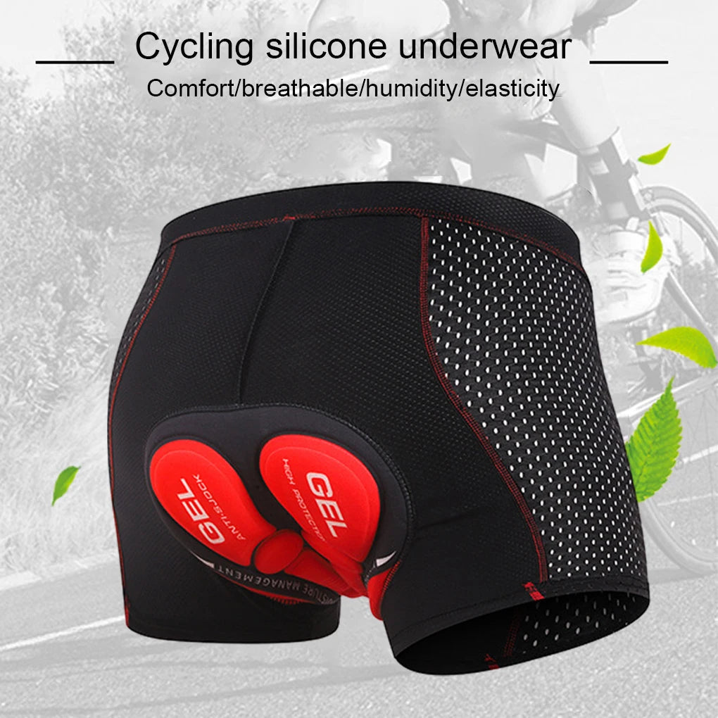 Men's Breathable Underwear with 4D Padded Gel Sponge for Riders & Bikers - Optimal comfort during long rides