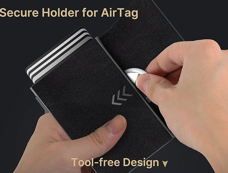 Minimalist RFID-blocking card holder wallet -  Design with upto 8 cards capacity