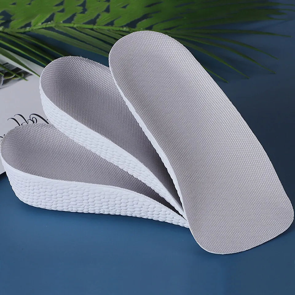 Unisex Height Increase Orthopedic Insoles - Heel Lift Cushion for All day comfort (Pair)