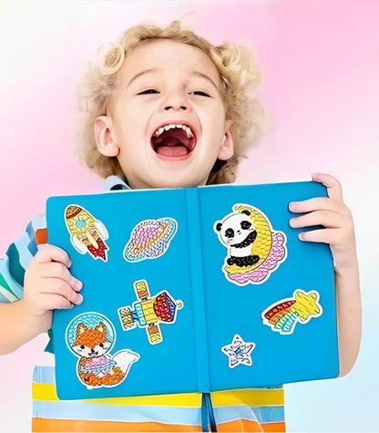 DIY Diamond Painting Stickers Kits for Kids with tools