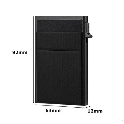 Minimalist RFID-blocking card holder wallet -  Design with upto 8 cards capacity