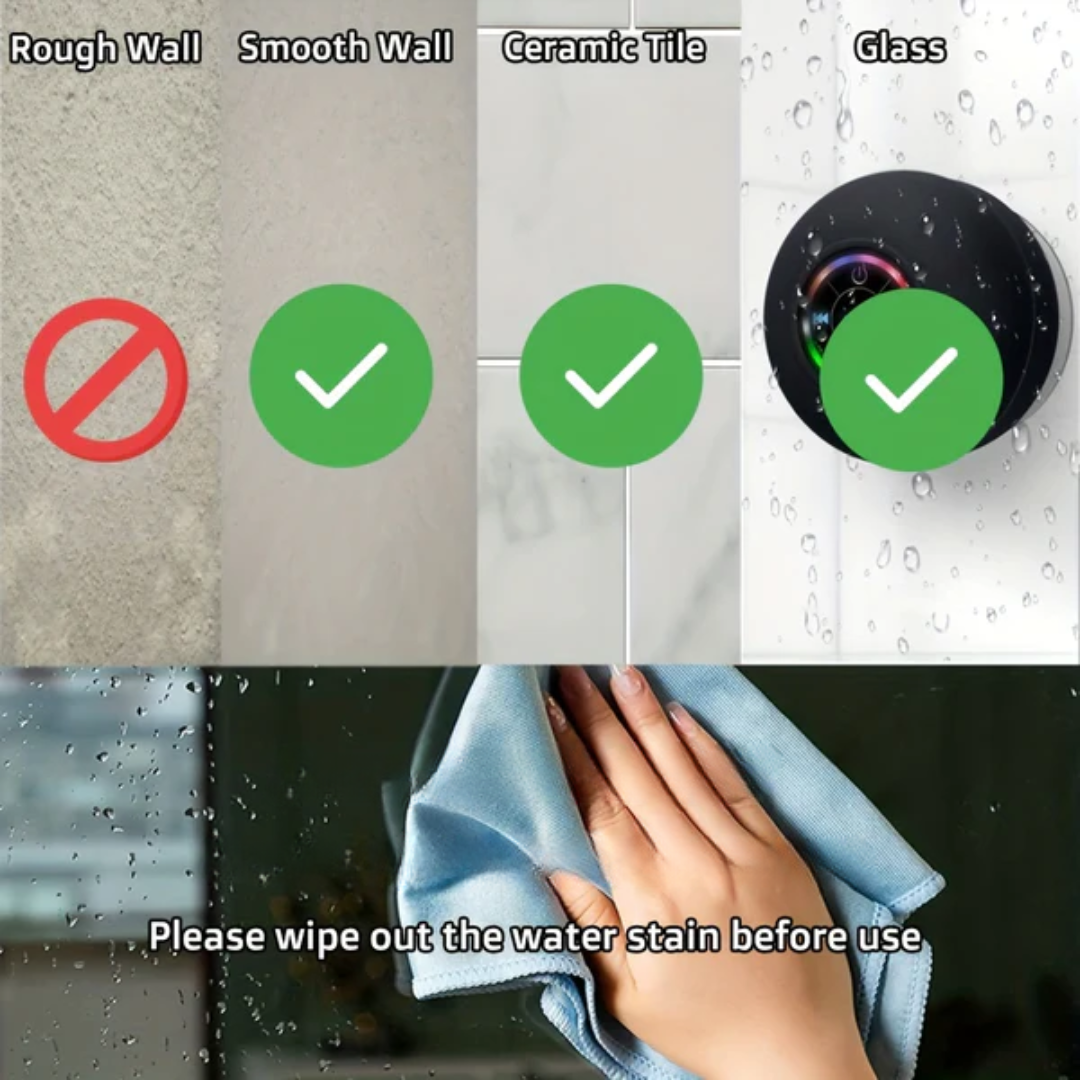 Waterproof Shower Bluetooth Speakers