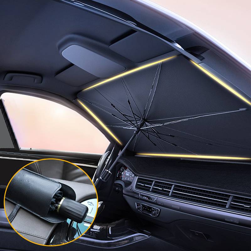 Car Windshield Sun Shade Umbrella - Universal Fit for All Cars