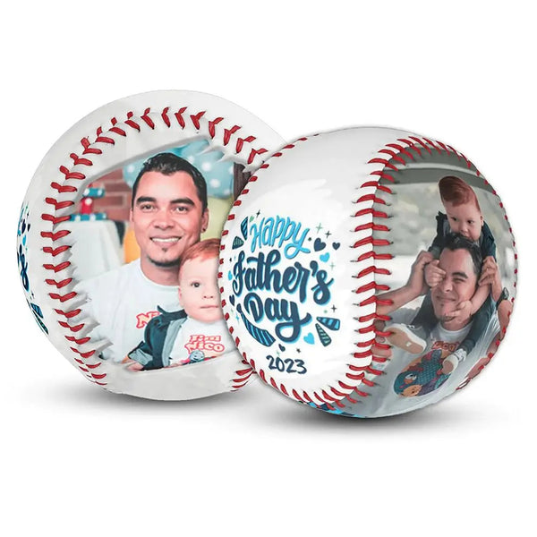 Personalized Photo Baseball - Perfect for World's Best Dad, Husband, Grandpa and First-time Fathers