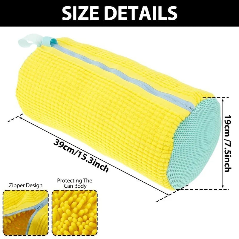 Zippered Shoe Laundry Bag - Reusable and Portable Washing Machine Shoe Washing Bag for all kind of Shoes