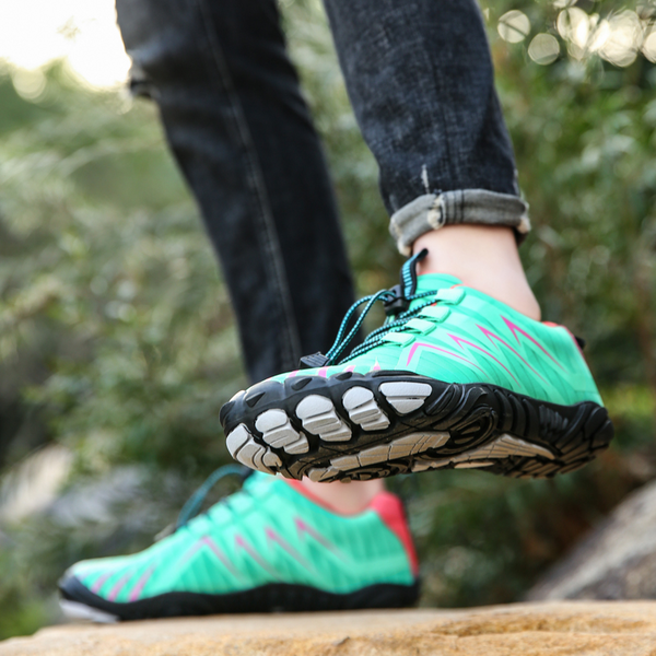 Unisex Waterproof Shoes with Barefoot Sole - Best for Hiking, Jogging or Gym Exercise