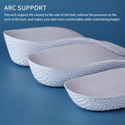 Unisex Height Increase Orthopedic Insoles - Heel Lift Cushion for All day comfort (Pair)