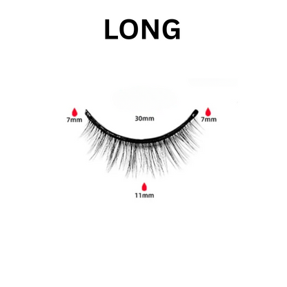Reusable Self Adhesive Eyelashes - Application in 3 Seconds