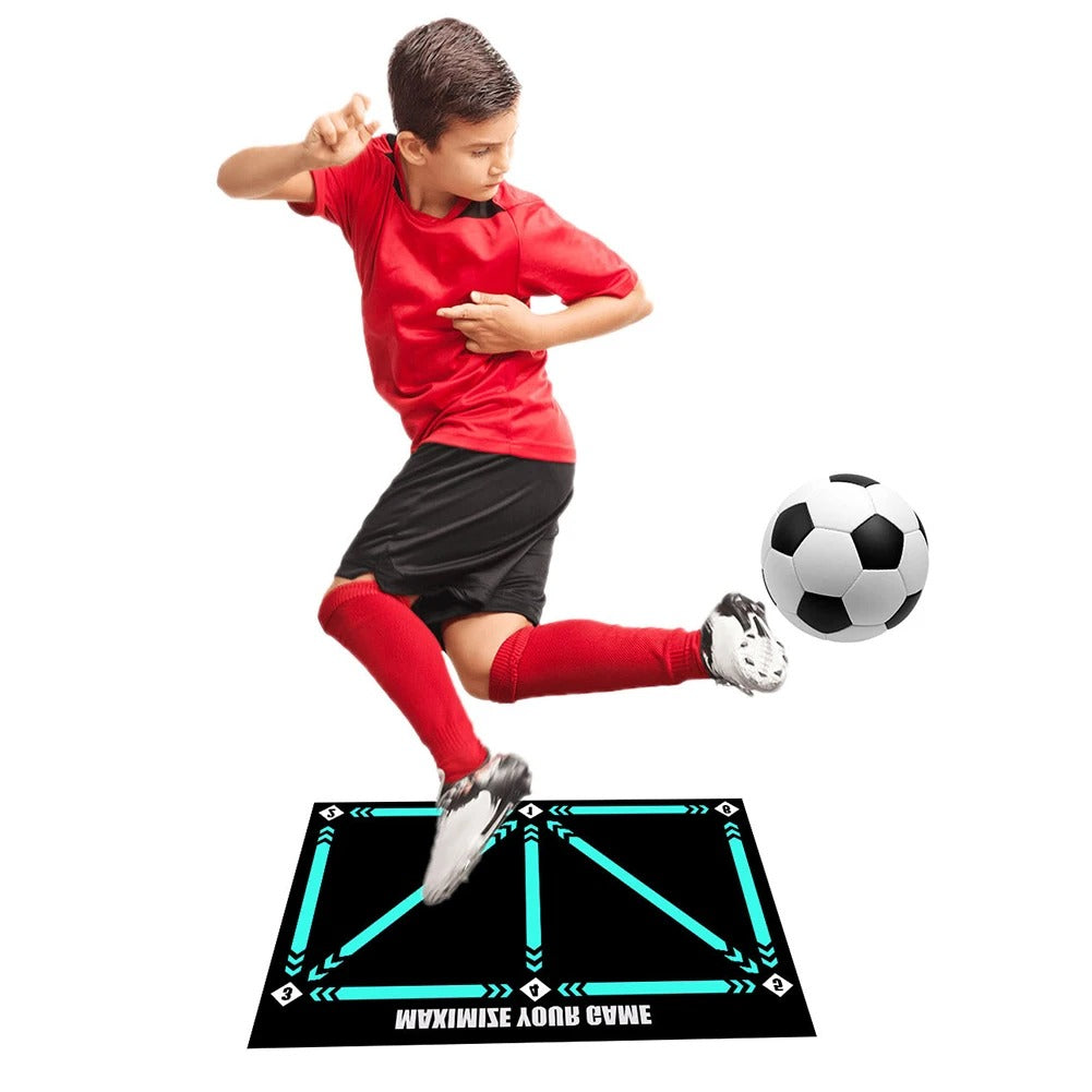 Football Training Mat - Anti-Slip and Noise-Reducing Soccer Training Equipment