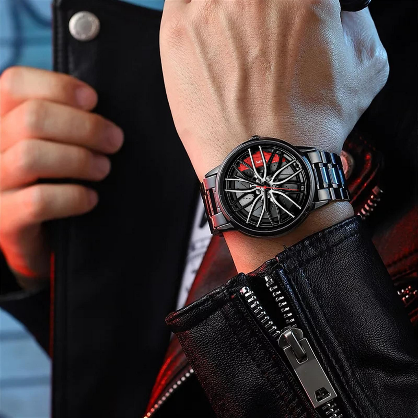 Men's Waterproof Rotating Rim Watch