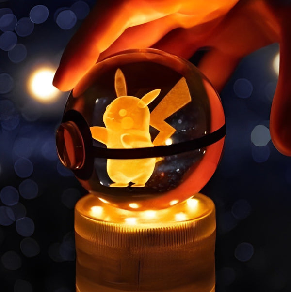 LED Crystal Ball Figures of Pokemon