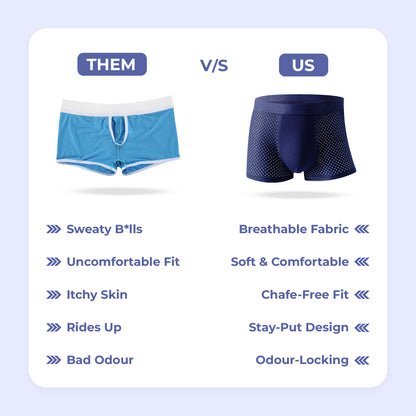 Bamboo Comfort Boxers - Stay Cool Without Sweat - Buy 1 Get 2 Free