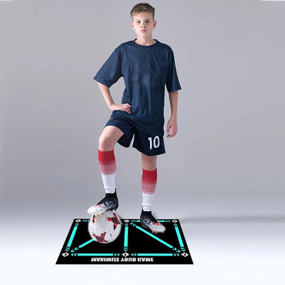 Football Training Mat - Anti-Slip and Noise-Reducing Soccer Training Equipment