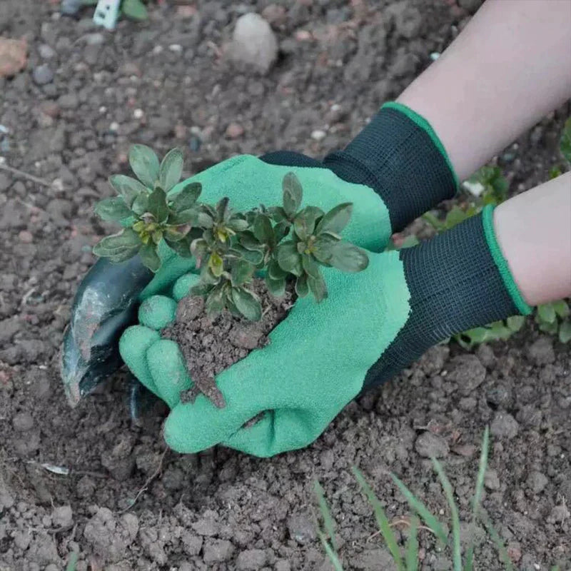 Gardening Gloves With Claws - Protects Nails and Skin While Gardening