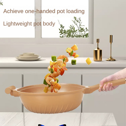 Multifunctional Clay Frying Pan - Less Oil & Healthy Cooking