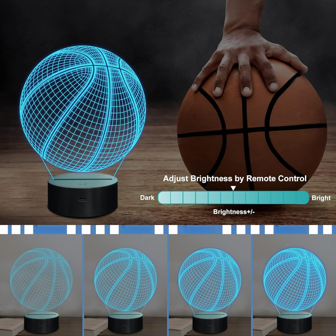 Basketball 3D Illusion Lamp