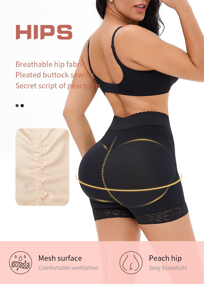 Compression Firm Fajas with Zipper Only - Butt Lift Internal