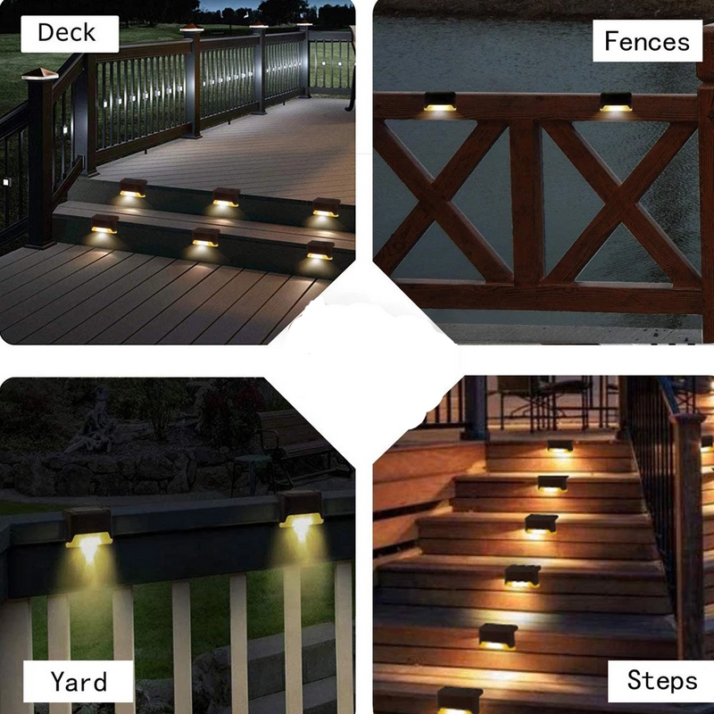 Composite decking deals solar lights