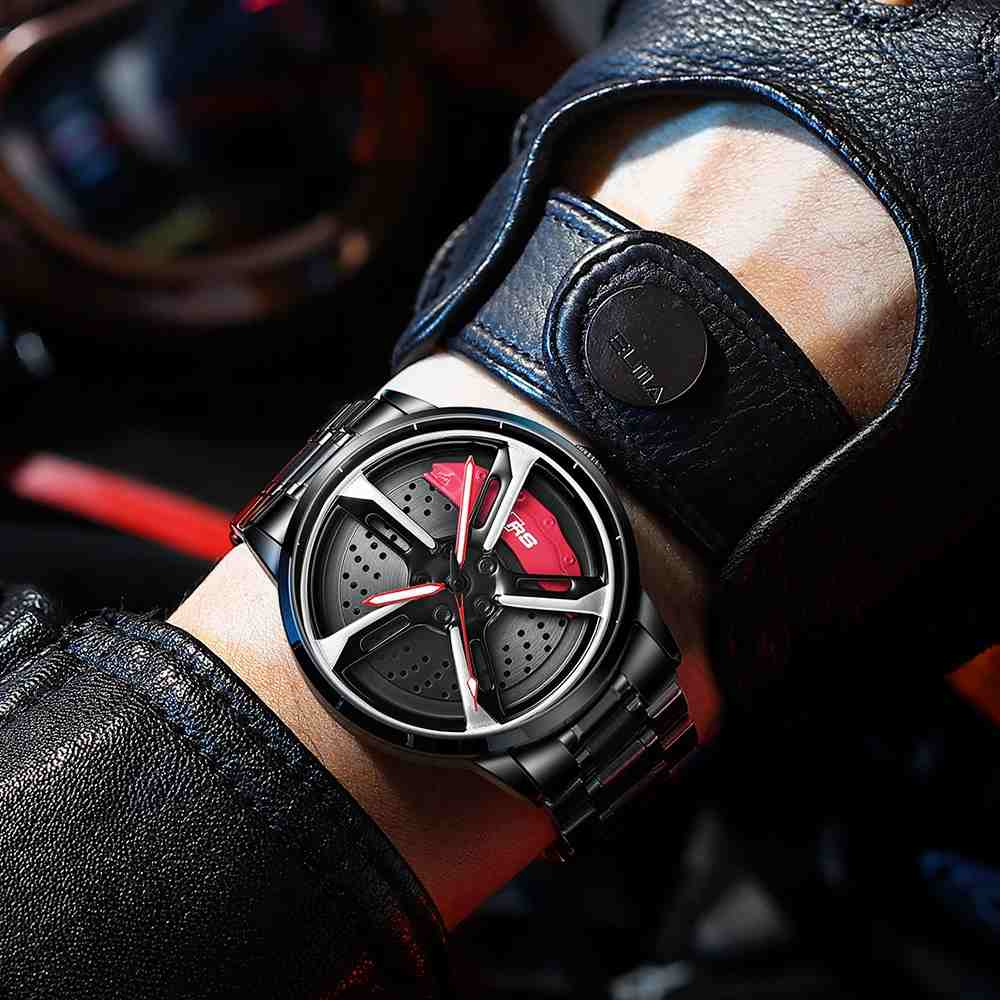 Men's Waterproof Rotating Rim Watch