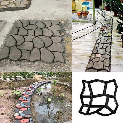 Multifunctional DIY Mould Pavements - For Pathways, Walls, Gardens & Driveways