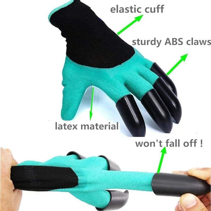 Gardening Gloves With Claws - Protects Nails and Skin While Gardening