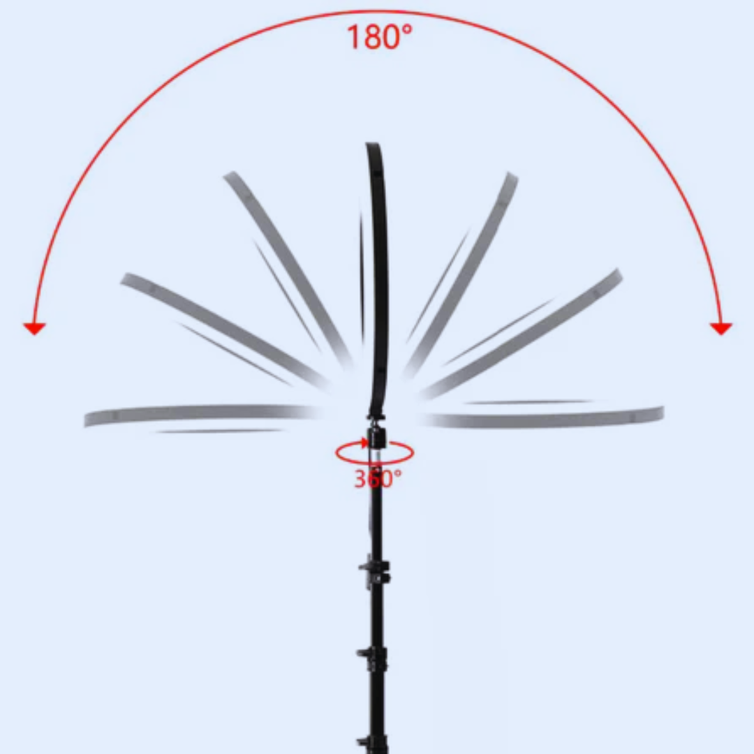 Premium Ring Light - Powerful 55W output for bright and clear lighting