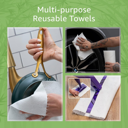 Reusable Towels - Durable, Sustainable, Cost-Effective.