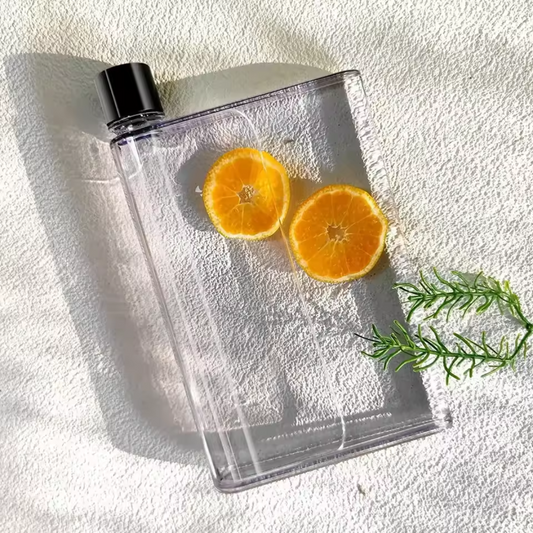 Transparent Flat Water Bottle