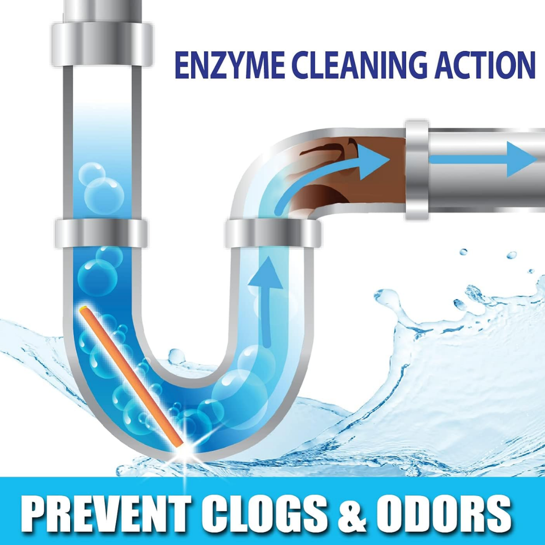 Drainage Clean Stick - Clears Clogs, Eliminates Odors