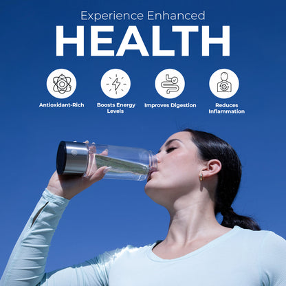 Hydrogen Water Ionizer Bottle – Improves Overall Well-being