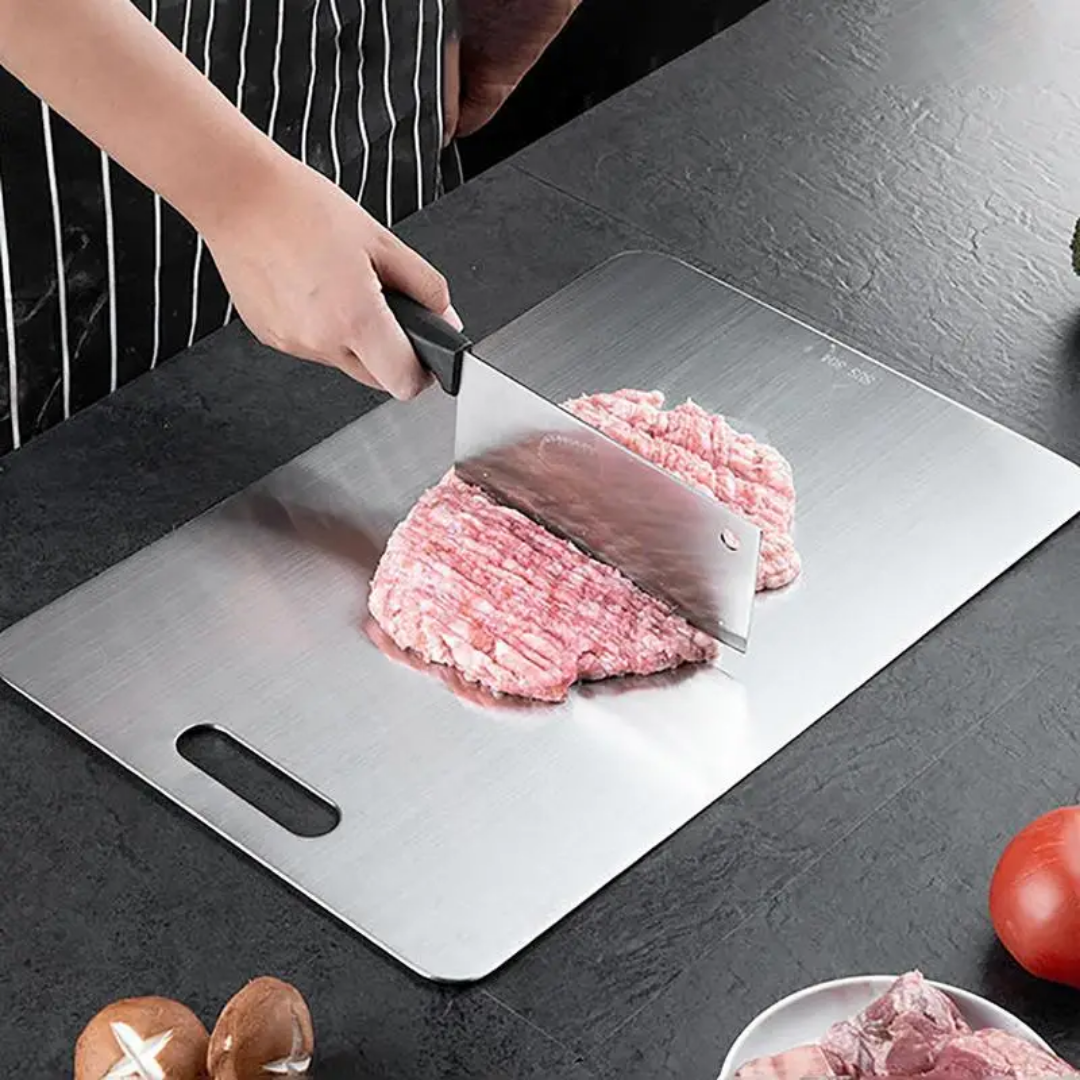 Stainless Steel Cutting Board - Resists stains and scratches