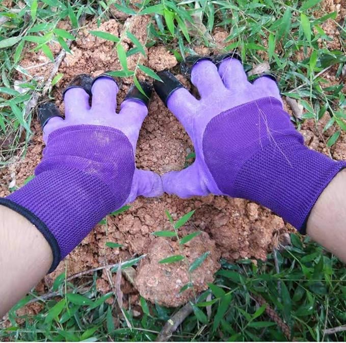 Gardening Gloves With Claws - Protects Nails and Skin While Gardening