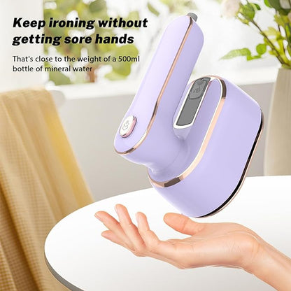 Micro Steam Iron - Portable & Travel Friendly Clothes Ironing Machine