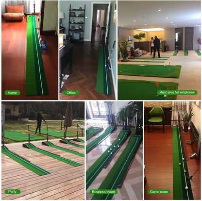 GOLF PUTTING MAT FOR ENHANCING SKILLS & PLEASURE AT HOME