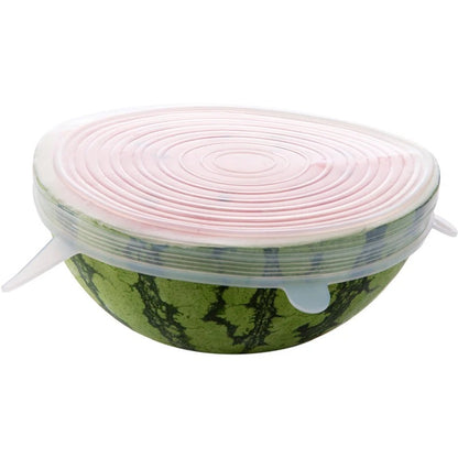 Reusable Stretch Lids Food Saviour Lids (5-PCS) - Eco-Friendly Protection for your Food