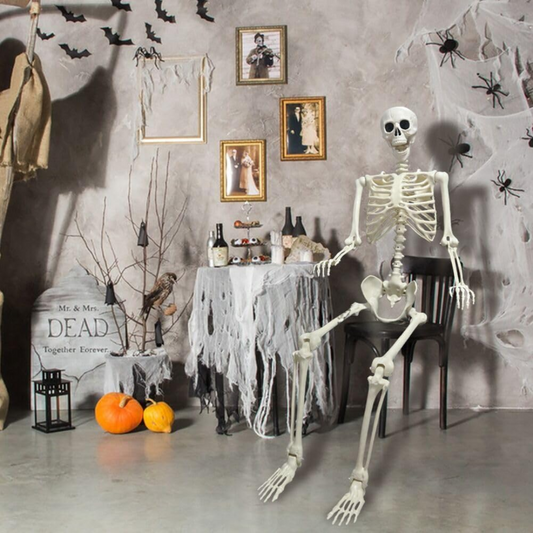 Full Body Skeleton Halloween Decoration – Scares Guaranteed, Fun for All