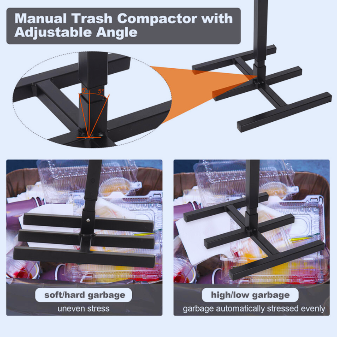 Garbage Bin Compactor  - Easily crushes all types of waste