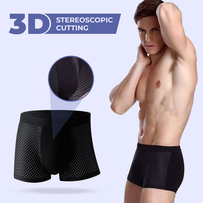 Bamboo Comfort Boxers - Stay Cool Without Sweat - Buy 1 Get 2 Free