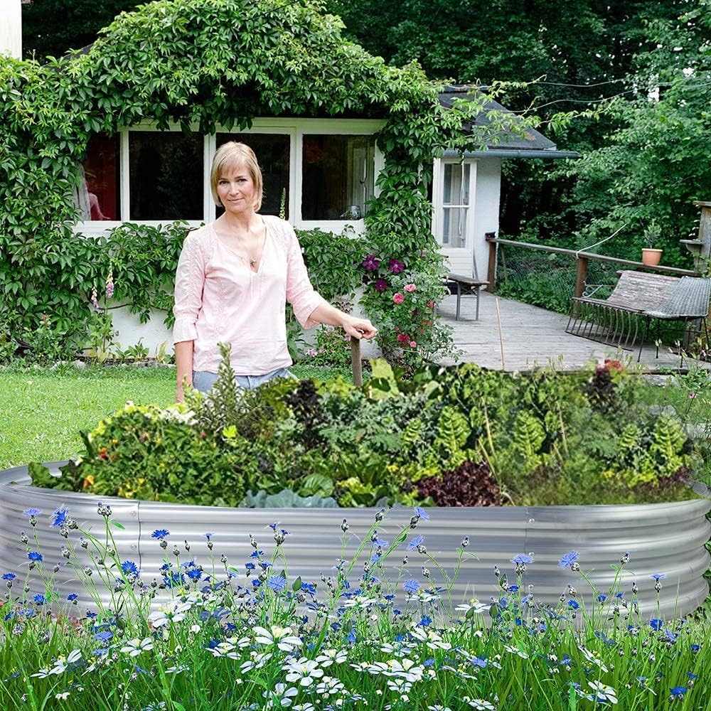 Galvanised Steel Raised Garden Bed - Easy Installations