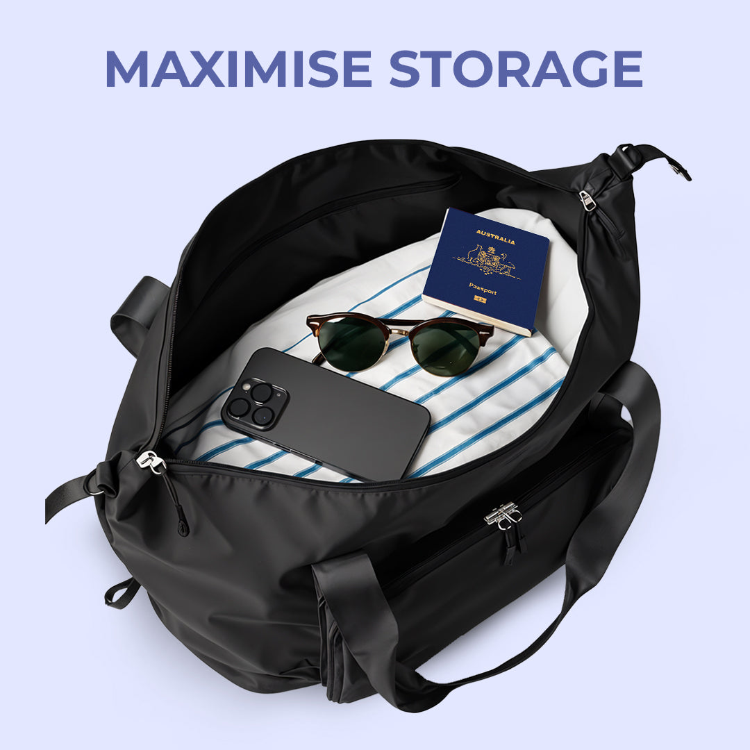 Waterproof Travel Bag - 7 Day Trip in One Bag & Multiple Pockets